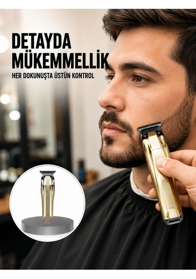 Usb Şarjlı Saç Sakal Kesme Makinesi Hassas Detay Kesim İçin Yeni Nesil 1.5 Saat