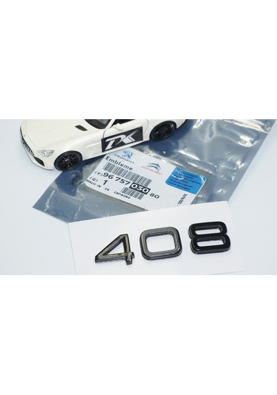 Dk Tuning Peugeot 408 Bagaj 2022+ Siyah Abs Logo Amblem