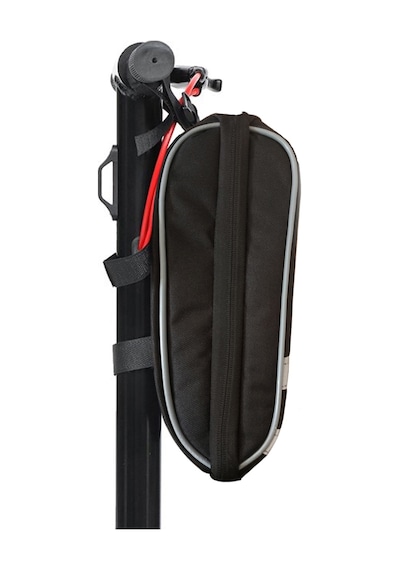 Microcase Taşınabilir 3 Bölmeli Flaşörlü Scooter Bisiklet Çanta Al4249 Siyah