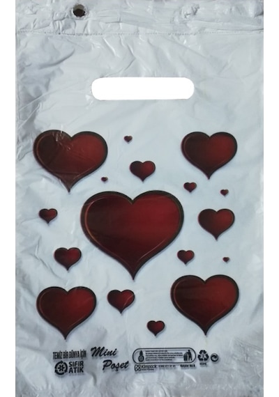 Beyaz Poşet No: 0 Takviyeli Blok Poşet 100'lü 20 x 30 CM
