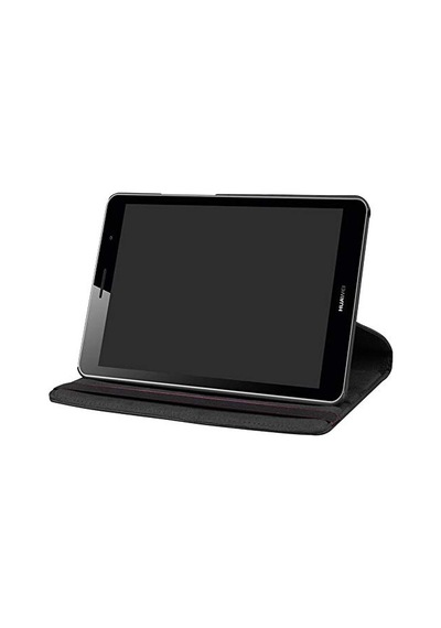Huawei Mediapad T3 7 Uyumlu Kılıf, Caseup 360 Rotating Stand Lacivert Arka Kapak