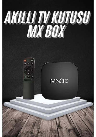 Mey İthalat Akıllı Tv Kutusu Mx Box Android 7.1 Tv Kutusu 2.4g Wifi