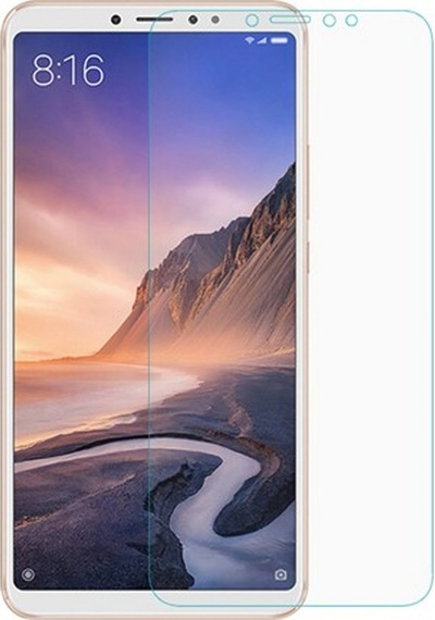 Zore Xiaomi Mi Max 3 Uyumlu Ön Koruma Nano Ekran Koruyucu - Şeffaf