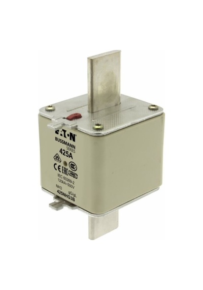 Eaton 425nhg3b Nh Sigorta 3-boy, Gg/gl, 500v, 120ka - 425 A