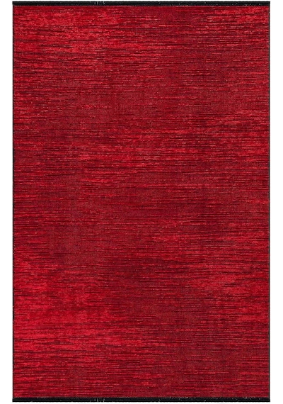 Kilimista Milano Ml104 Kırmızı Leke Tutmaz Antialerjik Yıkanılabilir Dokuma Dekoratif Halı Kilim