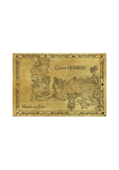 Game Of Thrones Tasarımlı Ahşap Poster Renkli - 645084174 Renkli