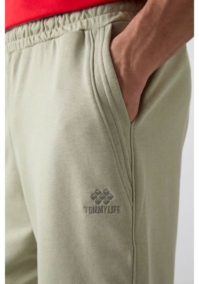 Lumberjack Çağla Pamuklu Kalın Yumuşak Dokulu Comfort Fit Basic Erkek Şort - 81260 Yeşil