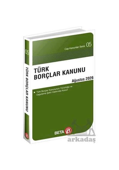 Türk Borçlar Kanunu Beta Yayınevi