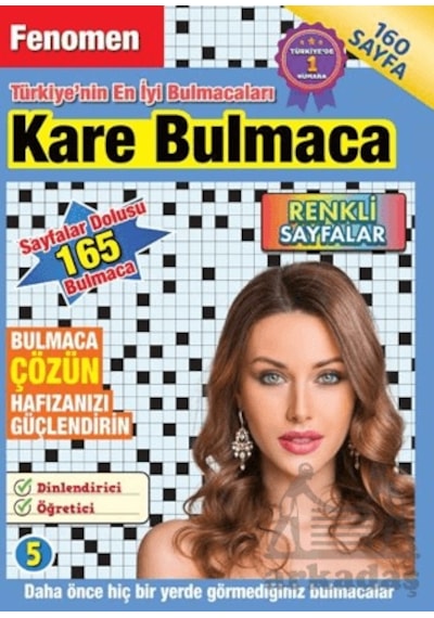 Fenomen Kare Bulmaca 5 Maxi Yayıncılık Ciltli
