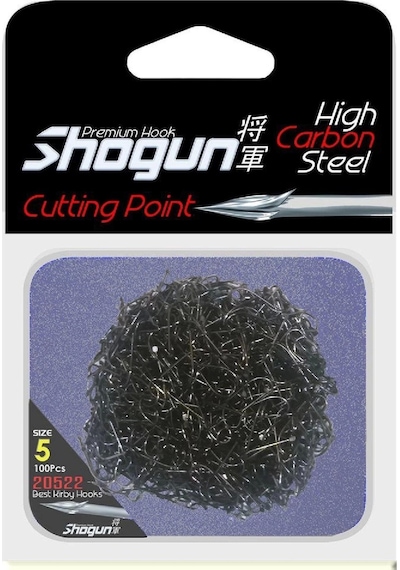 Shogun 1522 Best Kirby Siyah Çapraz 100 Lü Olta İğnesi No:3 - Standart