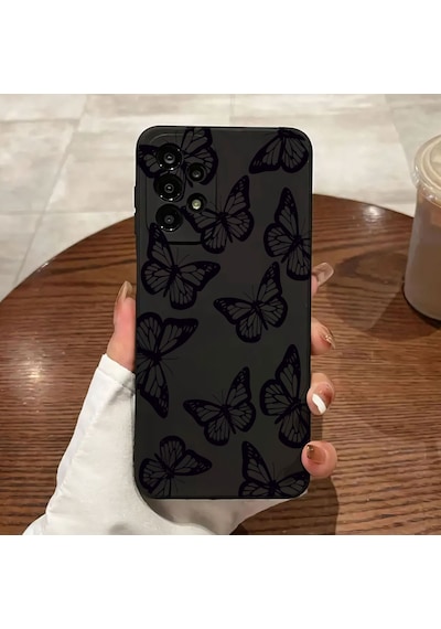 Samsung Galaxy A52 İle Uyumlu Premier Kalite Özel Üretim Baskılı Silikon Telefon Kılıfı Bc 4 Siyah