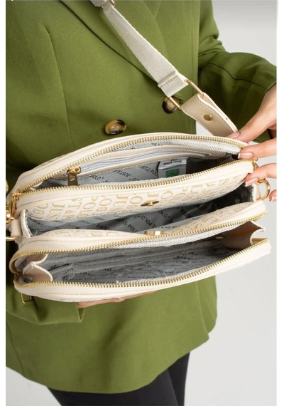 Just Polo Kadın Çantası 440113mh Krem Bej 08410084