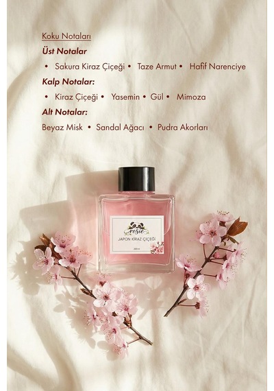 Rosie Japon Kiraz Çiçeği Çubuklu Oda Kokusu 100 Ml