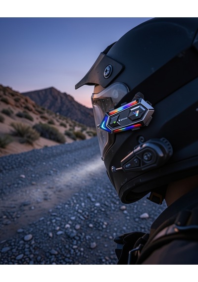 Çift Gürültü Azaltmalı Motosiklet Kask Telsiz Kulaklık Uczzzy20intercom-4