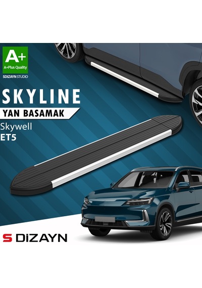S-dizayn Skywell Et5 Skyline Aluminyum Yan Basamak 193 Cm 2021 Üzeri A+ Kalite