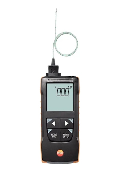 Testo 925 App Bağlantılı, T-c-k Tipi İçin Sıcaklık Ölçer
