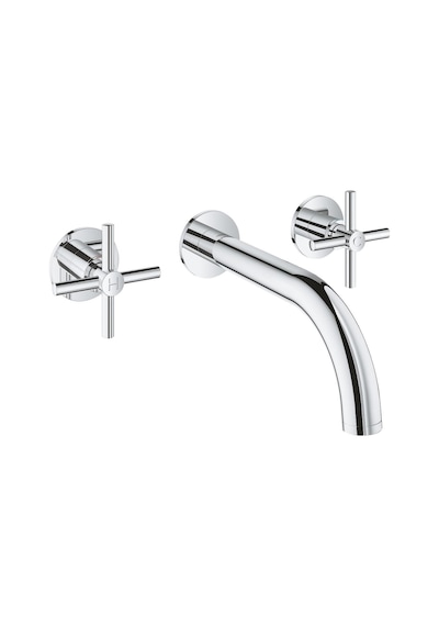 Grohe Atrio 3-Delikli Lavabo Bataryası M-Boyut - 20661000 Gümüş