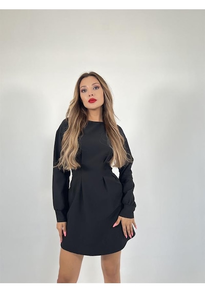 Lukas 6527 Elbise-siyah Renkli Çok Renkli