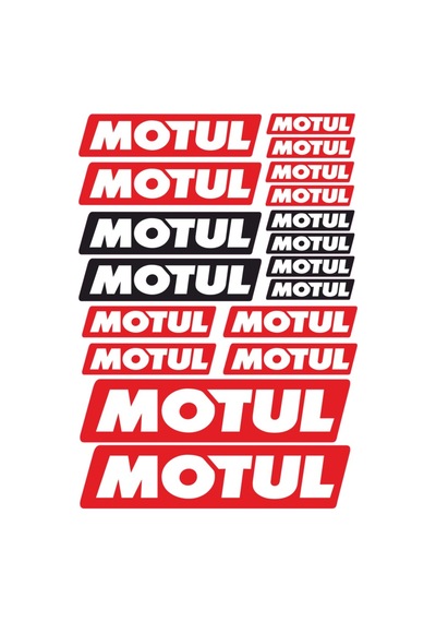 Motul Sticker Seti A4 M-2 553409089