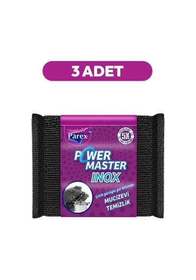 Power Master Inox Sünger Üç Adet