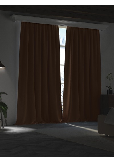 Deve Tüyü Rengi Blackout Karartma Perde Midnight Series Deve Tüyü