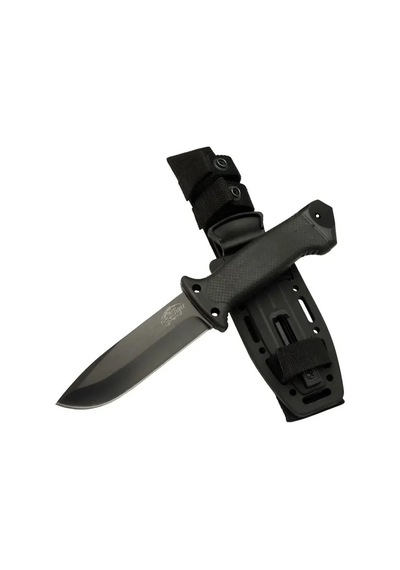 Tiger Tactical Htm 3321 A Siyah Outdoor / Survival Bıçak 27cm - Kauçuk Sap, Kılıflı, Kutulu