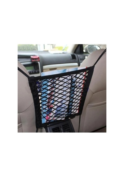 Trobus Koltuk Arası Ahtapot Organizer File Ağ Tek Cepli 30x28 Cm Siyah