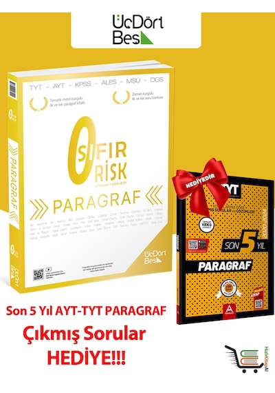 Paragraf Sıfır Risk Soru Bankası-paragraf Çıkmış Sorular Hediyeli