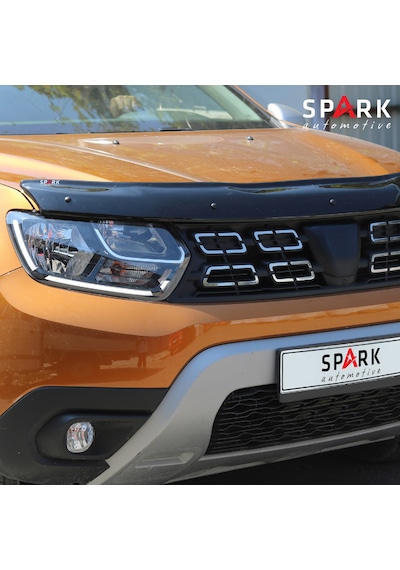 Dacia Duster 2018-2024 Yıl Aralığı Uyumlu Kaput Rüzgarlığı 3mm Siyah