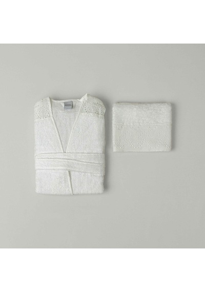 Linens Elia Bambu S/m Bornoz Seti Beyaz