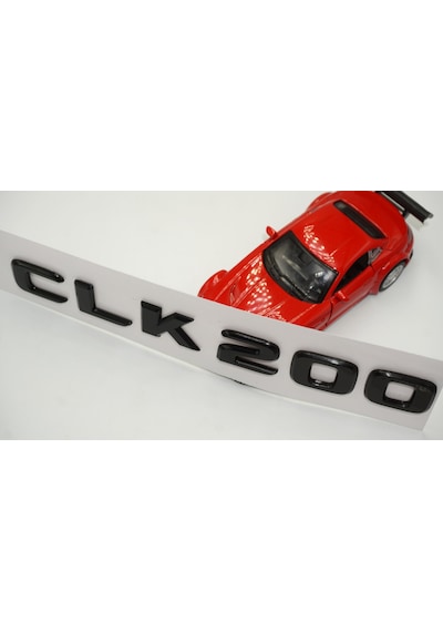 CLK 200 Bagaj Parlak Siyah ABS 3M 3D Yazı Logo