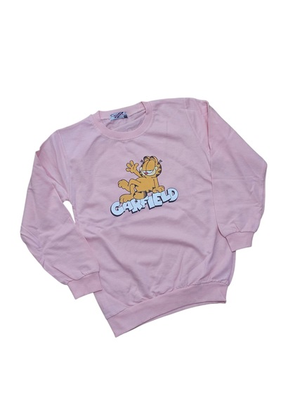 Ela Kız Çocuk Karakter Kız Çocuk Mevsimlik Sweatshirt Açık Pembe