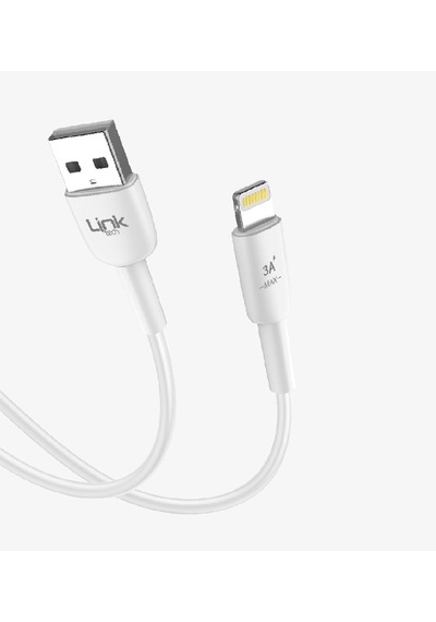 Linktech Lightning Şarj Kablosu 100cm - Yeni Nesil İphone 3a Usb-a Lightning Usb Şarj Kablosu