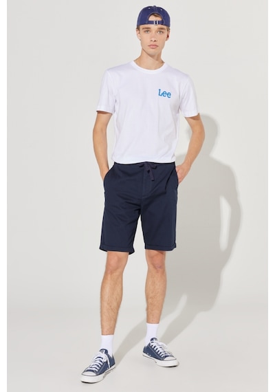Lee Regular Fit Normal Kesim %100 Pamuk Normal Bel Lacivert Chino Şort L231406410 Lacivert