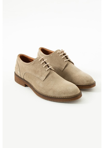 King Paolo King Shoes Bej Erkek Ayakkabı 05 Süet Kahverengi