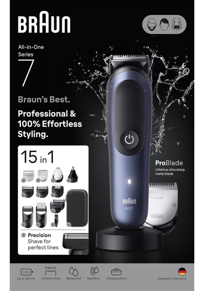 Braun Series 7 Aıo7580 Hepsi Bir Arada Vücut Düzeltme Makinesi
