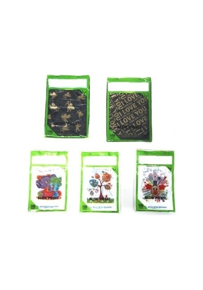 Baskılı El Geçme Blok Poşet 1 No 22x33 Cm 5000 Adet