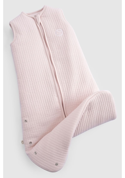 Elyaf Dolgulu Kapitone Pembe Uyku Tulumu 0-6 Ay Pembe