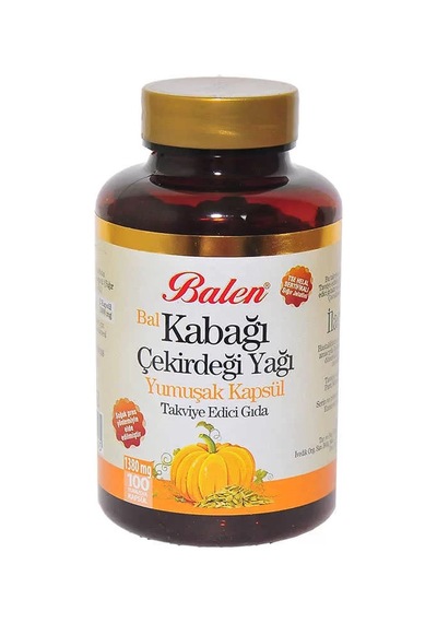 Bal Kabağı Çekirdeği Yağı Yumuşak 100 Kapsül