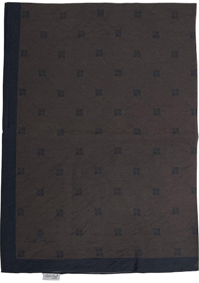 Silk Home Olinda Şal - 49003 - Koyu Kahve Antrasit Koyu Kahve Antrasit