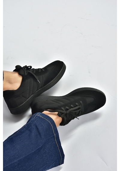 Fox Shoes V820104404 Siyah Kumaş Spor Ayakkabı Sneakers Siyah