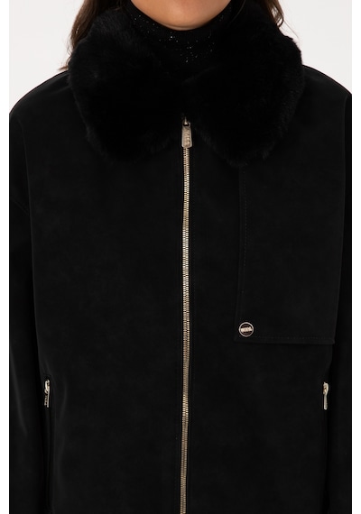 U.s. Polo Assn. Kadın Siyah Deri Mont-kaban 50317320-001 001sıyah