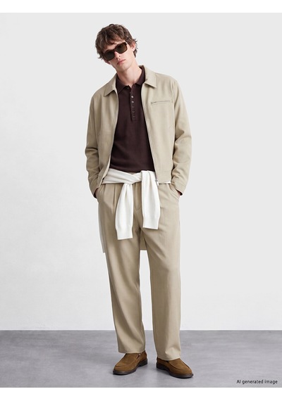 Lcw Vision Yeşil Loose Fit Erkek Pileli Pantolon