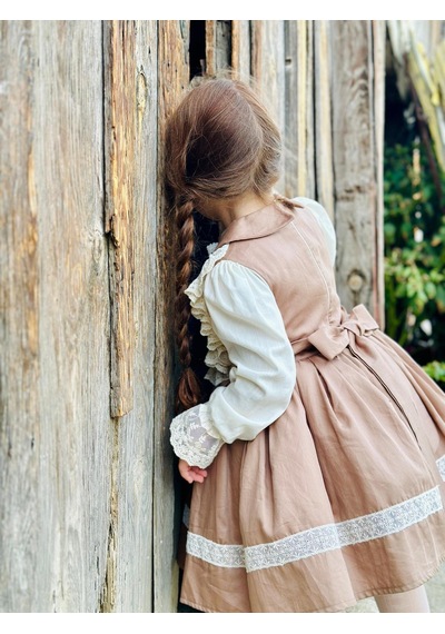H L Y Karol Tasarım Şapkalı Retro Krem Vintage Kız Bebek Elbise,doğum Günü Elbise,fotoğraf Çekim Elbise,0-12 Yaş Uygun KREM