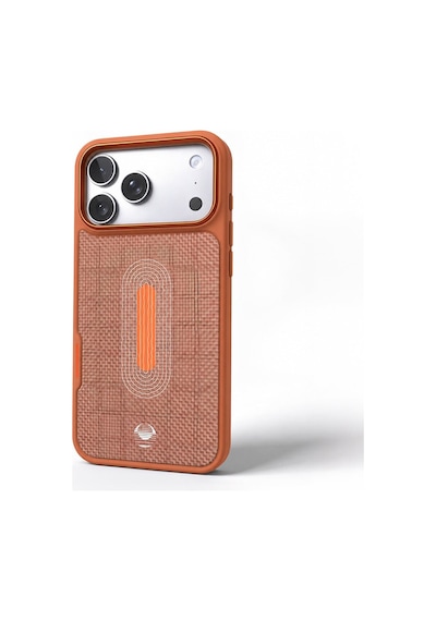 Blueo İphone 17 Pro Max Uyumlu Magsafe Özellikli Glacier Lightweight Aramid Fiber Case Turuncu