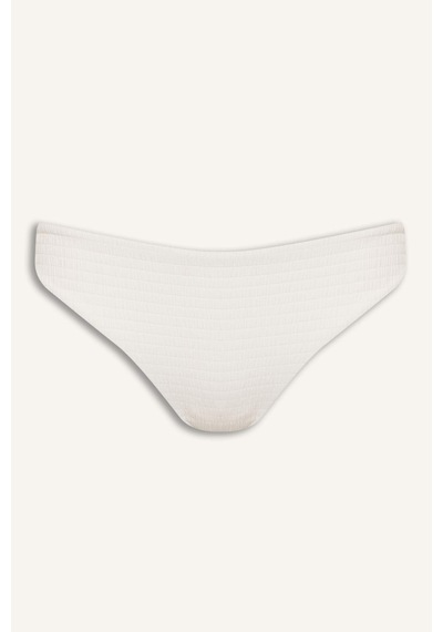 Defacto Regular Fıt Kırışık Dokulu Kumaş Kapalı Beyaz Bikini Altı G5349ax26smwt16 Beyaz-wt16