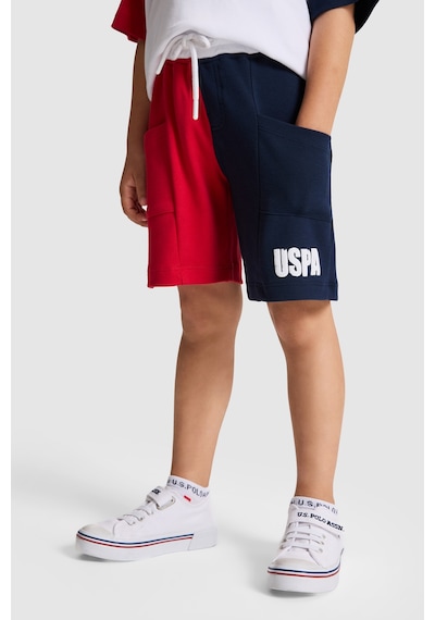 U.s. Polo Assn. Erkek Çocuk Kırmızı Şort Örme 50325620-vr171 Basıc Kırmızı