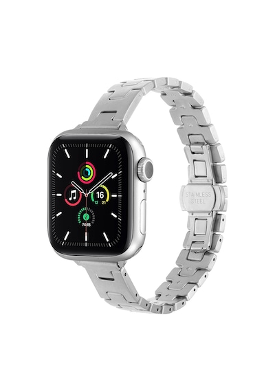 Apple Uyumlu Watch  7/8/9 45mm Kordon Metal İnce Strap Kayış 150