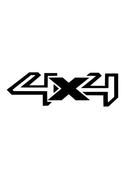 4x4 - Araç, Oto, Laptop, Duvar Uyumlu Sticker 40 12 Cm