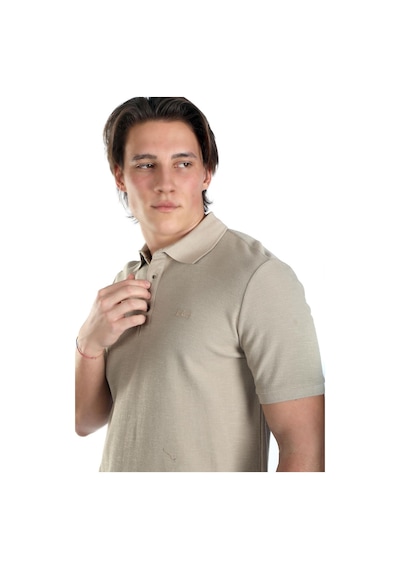 Lee Cooper Tylen Erkek Polo Yaka T-Shirt Koyu Bej-17657-K. Bej